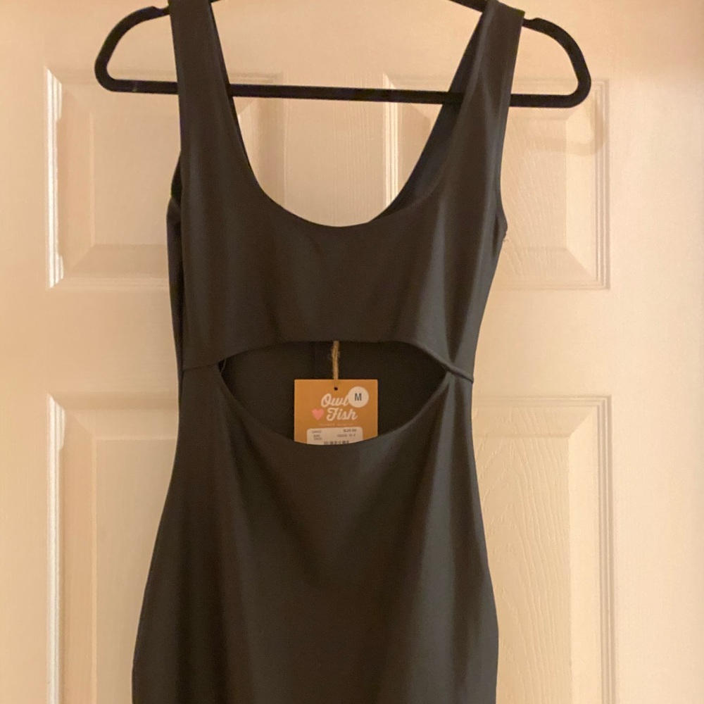 Cocktail black mini dress